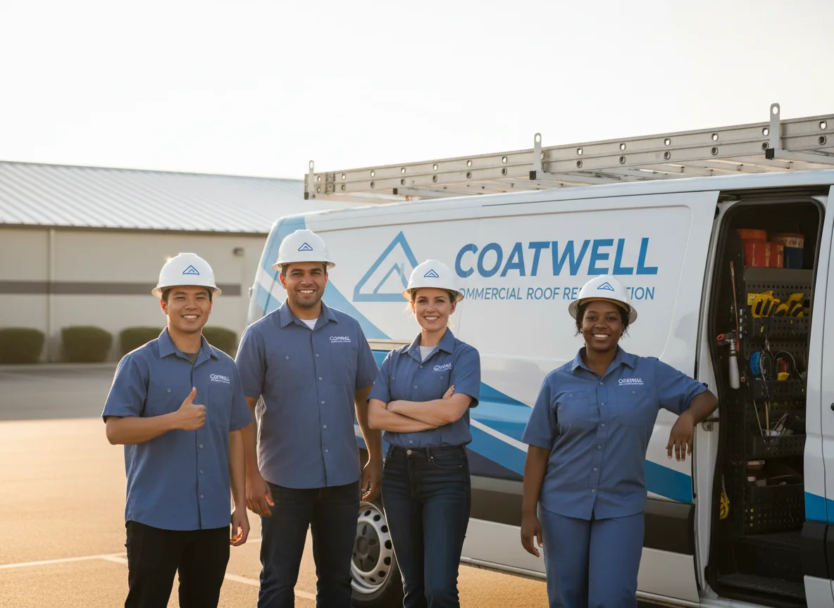 Commercial roof coating company in Isaban, WV